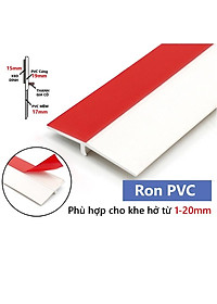 Miếng chặn cửa pvc gia cường - Thanh nẹp chắn khe hở dán chân cửa, chống bụi, chống ồn, chống côn trùng RPVC