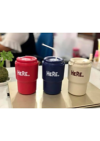 Cốc giữ nhiệt có nắp xoay HERE 320ml cao cấp tiện dụng - Hàng nội địa Nhật Bản. 