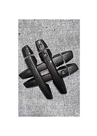 Bộ 4 Ốp Tay Nắm Cửa Dành Cho Xe Ô Tô Xpander 2018 2019 2020 Vân Cacbon