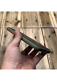 Ốp lưng chống sốc dành cho iPhone 11 nút màu cam - Màu xanh