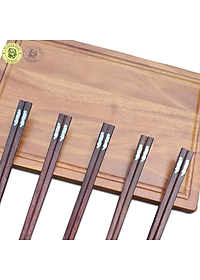 Đũa Gỗ Cẩm Lai Cẩn CAO CẤP Các Loại - Đồ Gỗ Nhà Bếp Thương Hiệu Trường Sơn (10 Đôi / Hộp)