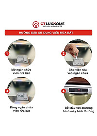 Viên rửa chén bát Finish Quantum Ultimate 60 viên hương chanh [14 chức năng, rẻ vô địch]