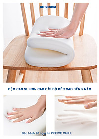 Đệm Lót Ngồi Ghế Gỗ OFFICE CHILL Nệm Lót Ngồi Ghế Văn Phòng Dưới Sàn Nhà Chất Liệu Cao Su Non
