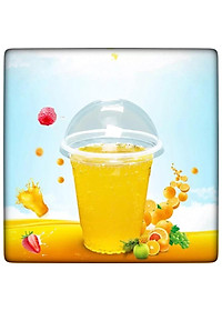 100 LY CỐC NHỰA CÓ LẮP CẦU ly cốc nhựa có nắp cầu loại 400ml & 500 ml , cốc nhựa dùng 1 lần, đựng cafe, trà sữa...