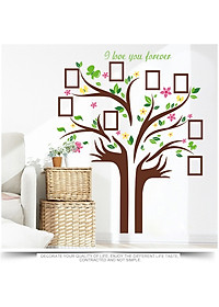 Decal dán tường treo ảnh 14 Amyshop (172 x145 cm)