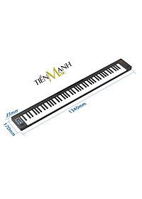 Đàn Piano Điện Konix PJ88Z - 88 Phím cảm ứng lực Midi Keyboard Controllers PJ88 Hàng Chính Hãng - Kèm Móng Gẩy DreamMaker