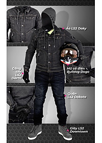 QUẦN JEAN THỜI TRANG BẢO HỘ LÁI MOTO, XE MÁY LS2 DAKOTA MAN - GARA20