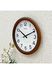 Đồng hồ teo tường Nhật Bản Rhythm CMG919NR06 – Kt 41.0 x 4.8cm, 1.4kg Vỏ gỗ, dùng PIN.