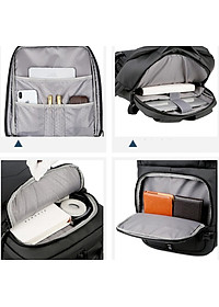 Ba lô thông minh đa năng cao cấp nam công suất lớn tích hợp sạc usb tiện dụng chứa laptop 14 đến 17 inh