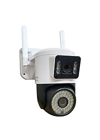 (Mẫu 2024) Camera 4G Yoosee 2 MẮT XEM 2 MÀN HÌNH 5.0MPX xoay 360 độ, xem đêm có màu, hỗ trợ đàm thoại 2 chiều - hàng chính hãng