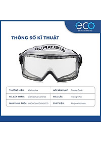 [COMBO] Mặt nạ Koken G7 Nhật Bản phòng khí độc, phun thuốc & Kính chống văng bắn, chống đọng hơi sương Delta Plus Pháp