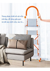 Thang nhôm tay vịn khung INOX Nikita NKT-IN07