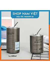 Ly Giữ Nhiệt Phong Cách Trẻ Trung, Chất Liệu Inox304, Giữ Nóng Lạnh, Kèm Ống Hút - Chính Hãng NAVIVU