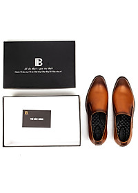 Giày lười da tăng chiều cao nam Bụi Leather G112 - Da bò Nappa cao cấp - Bảo hành 12 tháng