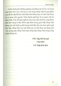 Các Mô Hình Ngữ Điệu Tiếng Việt Theo Mục Đích Giao Tiếp (Sách chuyên khảo)