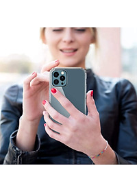 Ốp Lưng Kính Cường Lực Trong Suốt, Viền Máy Dẻo, Chống Trầy Xước, Va Đập  Dành Cho Iphone 12/ 12Mini/ 12Pro/12 Pro max/ 7/8SE 2020 Hàng Chính Hãng Helios