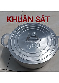 Nồi gang đúc bằng khuân sắt đường kính miệng 26 cm