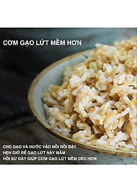 Nồi Cơm Điện Sứ Dưỡng Sinh Mishio MK365 lòng sứ nguyên chất 0.8L không chứa chất chống dính - Hàng chính hãng