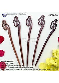 Trâm cài tóc bằng gỗ Cẩm Lai/Trắc (Đủ kiểu dáng) HH600 - phong cách cổ trang, điêu khắc sang chảnh HOT TREND cho nữ  - HAHANCO