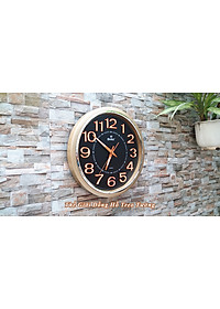 Đồng Hồ Treo Tường Cao Cấp DẠ QUANG KIM TRÔI EASTAR - Số Nổi 3D Tròn Cổ Điển 31cm - Tặng Pin Maxell - BH 1 Năm