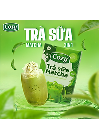 Cozy Trà sữa 3in1 - Matcha 10 gói x 17g Hộp
