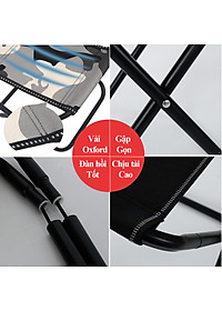 Ghế Mini Gấp Gọn KUNBE Phù Hợp Du Lịch Dã Ngoại Cắm Trại Câu Cá Đợi Chờ Tàu Xe