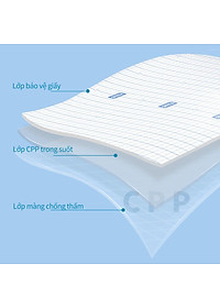  Decal bọc vở trong suốt Deli - 10 chiếc - Phù hợp với nhiều loại sách vở - EH830