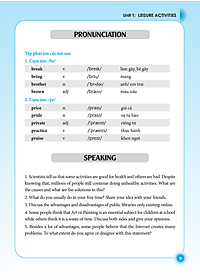 Sách Trọng Tâm Ngữ Pháp Tiếng Anh Lớp 8 - Tập 1 (Tái Bản 01)