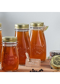 Chai thủy tinh nắp vặn Bormioli Rocco Quattro 400ml – Đựng nước ép, sinh tố, detox – Nhập khẩu Ý