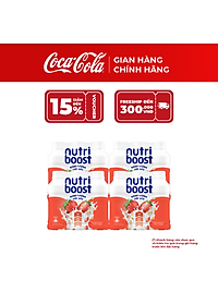 [SALE 15.12] Lốc 24 Chai Nutriboost Energyze Blend 297ml – Sữa Trái Cây Bổ Sung Năng Lượng, Coca-Cola Official Store