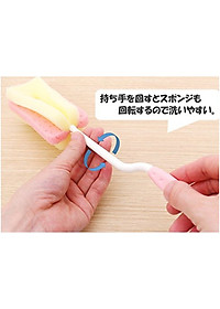 Dụng cụ cọ rửa bình sữa có đầu mút mềm Kokubo - Nội địa Nhật Bản