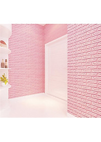 10 Miếng Xốp Dán Tường Giả Gạch Dày PEAFLO