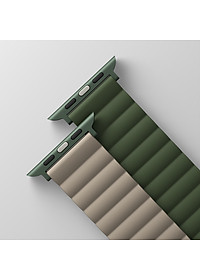 Dây đeo dành cho AppleWatch UNIQ Revix Reversible Magnetic Silicone (42/44/45/46/49mm) - Hàng chính hãng