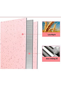 Bộ Dao Kéo 6 Món Lúa Mạch Làm Bếp- An Toàn Tiện Lợi- Lưỡi Thép Chống Gỉ Sắt Bén - Hàng Chính Hãng MINIIN