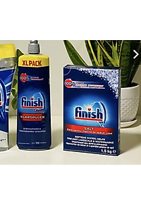 Combo Bột rửa bát Finish 2,5kg + nước bóng finish 750ml + muối Finish 1.5kg