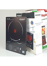 Bếp Hồng Ngoại 2000W Osako Mặt kính Ceramic Công Suất Lớn Nấu Cực Nhanh Tiết Kiệm Điện - Hàng Nhập Khẩu