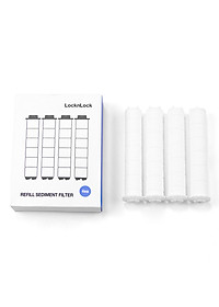 Bộ Phụ Kiện Đầu Vòi Sen Lọc Nước LocknLock 80mm CLR-KR LBW400 (Mạch nước nhip nhàng, giảm stress - Khử Clo)