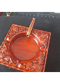 Gạt tàn thuốc gỗ hương khảm cao cấp siêu đẹp sang trọng