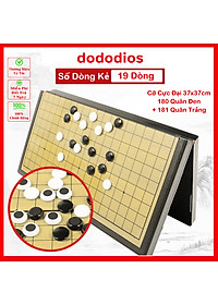 Cờ Vây Nam Châm Chất Lượng Cao 28x28 và 37x37cm Có Hộp Đựng Quân Cờ - Chính Hãng dododios