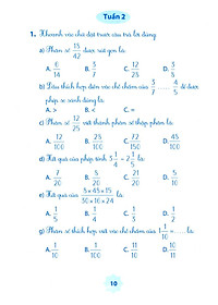 Sách Vở Bài Tập Môn Toán Học Kì 1 (Lớp 5)