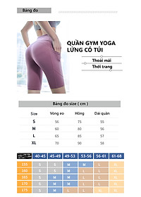 Quần Gym Yoga Form Lửng Tạo Dáng Mông Đào Cleacco , Chất Liệu Co Giãn 4 Chiều , Thoải Mái , Dáng Đẹp - Hàng Chính Hãng BORO SPORT