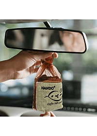 Combo 2 túi thơm treo xe ô tô hương Cafe nguyên chất Hando 100g/túi