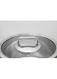 Bộ nồi và chảo chống dính vân đá inox 304 cao cấp Fivestar Plus 5 món nắp kính , tặng 1 vá canh