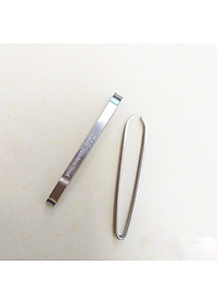 Hộp 2 nhíp inox cao cấp nhổ tỉa lông mày Kai (1 nhíp đầu to & 1 nhíp đầu nhỏ) tặng thun buộc tóc 10g