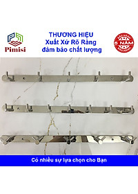 Móc treo quần áo dán tường inox 304 phụ kiện nhà tắm Pimisi - kèm keo dán siêu chắc | Hàng chính hãng