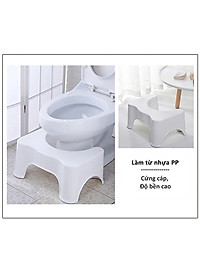 Ghế Kê Chân Toilet Chống Táo Bón Ngăn Ngừa Các Bệnh Tiêu Hóa Khi Đi Vệ Sinh