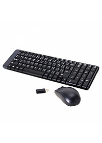Combo Bàn Phím Chuột Logitech Không Dây MK220 - Hàng Chính Hãng
