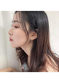 Bông tai đá bất đối xứng