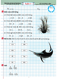 Combo Phiếu Bài Tập Cuối Tuần Môn Toán - Tiếng Việt - Tiếng Anh Lớp 1 (Theo Chương Trình Tiểu Học Mới - bc)