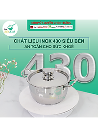 Bộ Nồi Inox 3 Đáy Nắp Inox Fivestar Tặng 2 Muỗng Canh